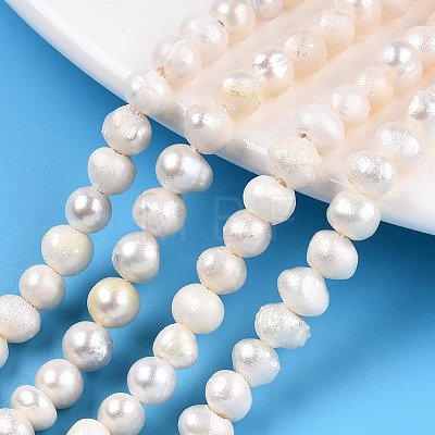 Natural Cultured Freshwater Pearl Beads Strands X-PEAR-N013-05H-1