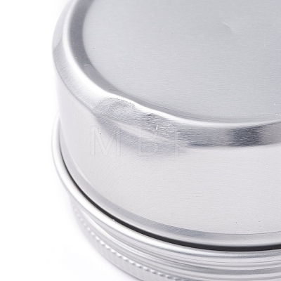 (Defective Closeout Sale Border damaged)Aluminum Screw Cream Jar CON-XCP0001-70B-1