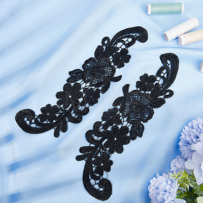 Sew on Flower Appliques PATC-WH0005-46A-1