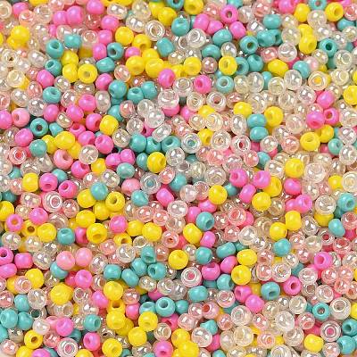 Opaque Colours Luster Glass Seed Beads SEED-A030-09D-1