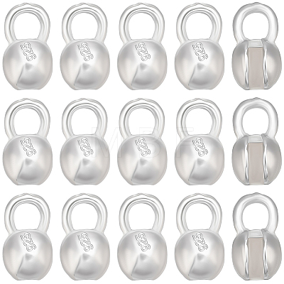 20Pcs 925 Sterling Silver Crimp Beads STER-BBC0009-61A-1