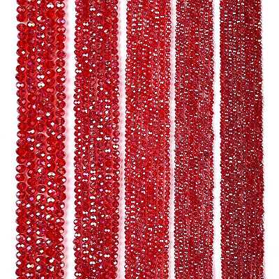 Electroplate Glass Beads Strands LS-EGLA-A044-T6mm-B01-1