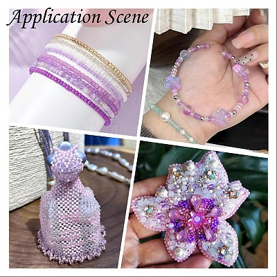 Baking Paint Glass Seed Beads SEED-S002-K13-1