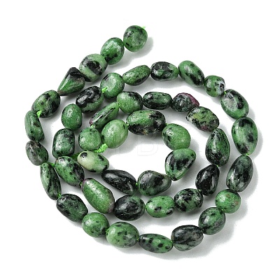 Natural Ruby in Zoisite Beads Strands G-G117-A02-03-1