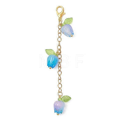 8Pcs Acrylic Pendant Decorations HJEW-JM04704-01-1