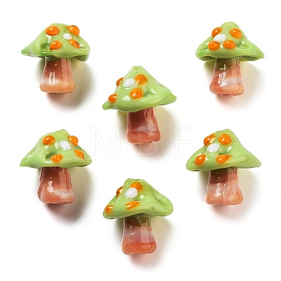 Handmade Lampwork Bumpy Beads Strands LAMP-A004-06C-1