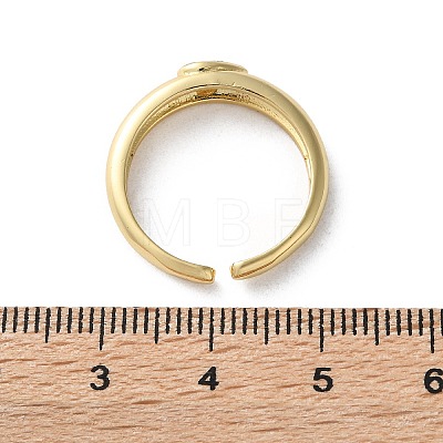 Teardrop Cubic Zirconia Solitaire Ring for Her RJEW-C017-10G-RS-1