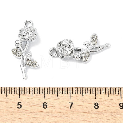 Alloy Crystal Rhinestone Pendants ALRI-T012-04A-P-1