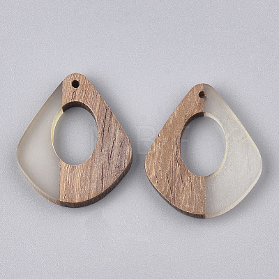 Resin & Wood Pendants X-RESI-S358-06A-1