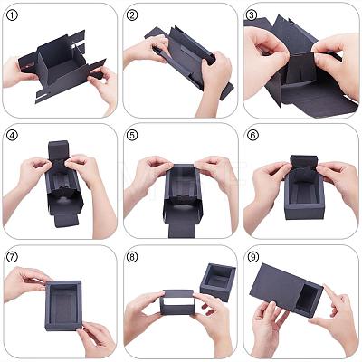Kraft Paper Folding Box CON-WH0010-01D-D-1