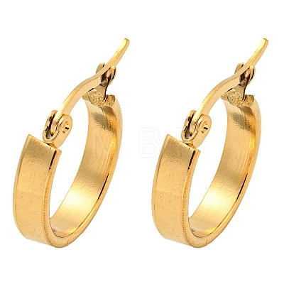 PVD Vacuum Plating 202 Stainless Steel Hoop Earring EJEW-H003-35G-01-1