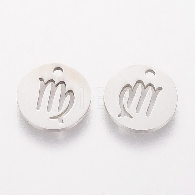304 Stainless Steel Charms STAS-Q201-T095-6-1