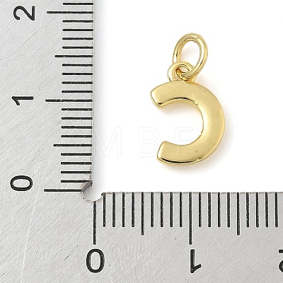 Brass Charms KK-I382-08G-C-1