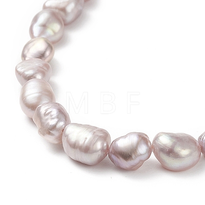Natural Pearl Beaded Necklaces for Women NJEW-JN04107-02-1