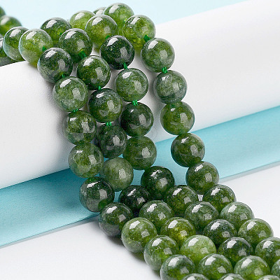 Dyed Natural Malaysia Jade Beads Strands G-G021-02C-13-1