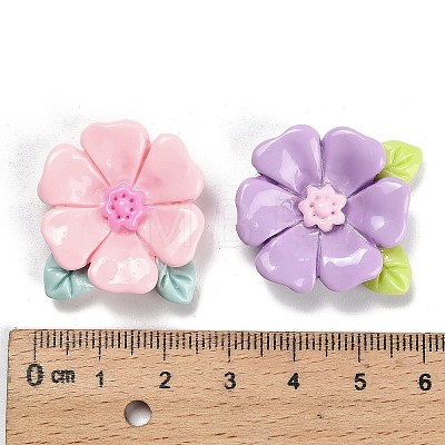 Opaque Resin Cabochons RESI-Z044-01D-1