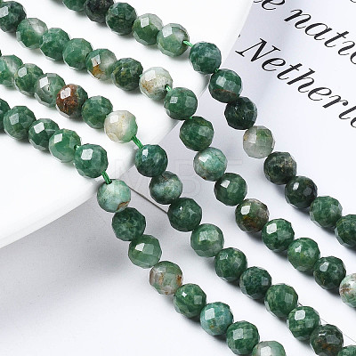 Natural Emerald Quartz Beads Strands X-G-T108-63-1