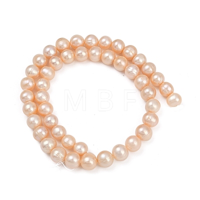 Natural Cultured Freshwater Pearl Beads Strands PEAR-I007-07Z-07B-1