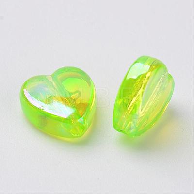 Eco-Friendly Transparent Acrylic Beads PL539-835-1