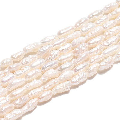 1 Strand Natural Cultured Freshwater Pearl Beads Strands PEAR-PA0001-14-1