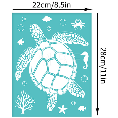 Self-Adhesive Silk Screen Printing Stencil DIY-WH0338-069-1