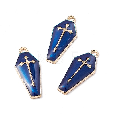 Alloy Enamel Pendants ENAM-H039-10G-A-1