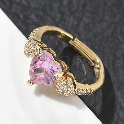 Brass Adjustable Finger Ring for Women CU-CBA7E55-05G-1