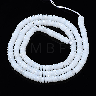 Natural White Jade Beads Strands G-S366-112D-1