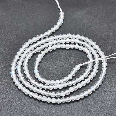 Natural Rainbow Moonstone Beads Strands G-M353-36A-2mm-1