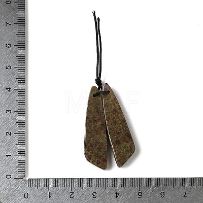 Natural Stichtite Pendants G-L617-H07-10x40mm-1