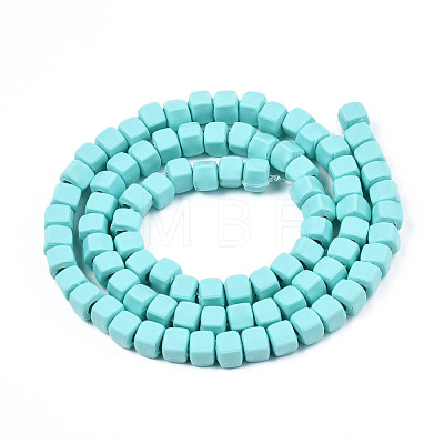 Handmade Polymer Clay Beads Strands CLAY-S092-78G-1