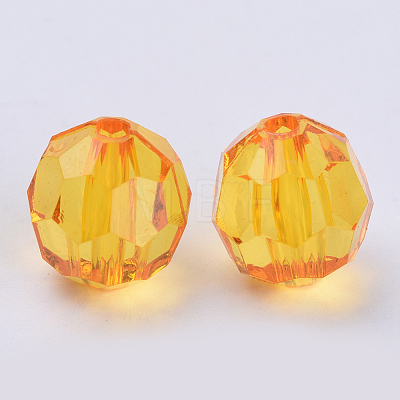 Transparent Acrylic Beads TACR-Q257-6mm-V-1