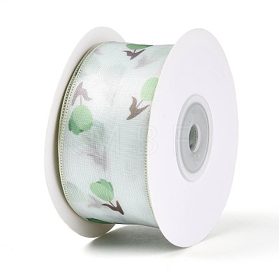 Single Face Printed Polyester Satin Ribbon SRIB-T009-05C-1