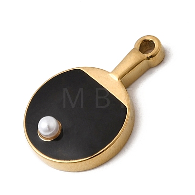 304 Stainless Steel Enamel Pendants STAS-P454-08G-02-1