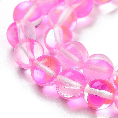 Transparent Glass Beads GLAA-B022-8mm-01-1