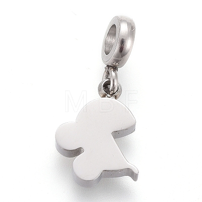 Non-Tarnish 304 Stainless Steel Charms STAS-F259-012P-1