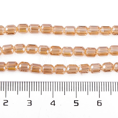 Electroplate Glass Beads Strands EGLA-D031-01T-1