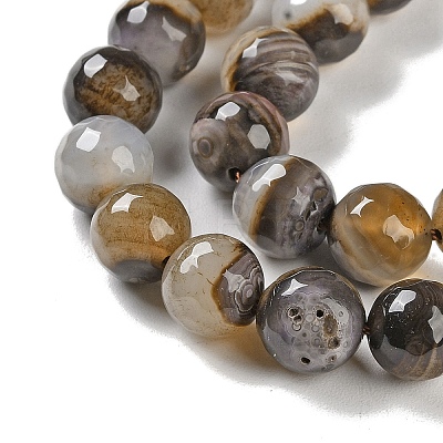 Natural Agate Beads Strands G-M437-B01-01M-1