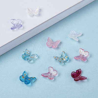Transparent Glass Charms GLAA-T016-23-1