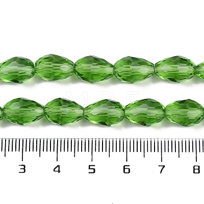 Transparent Imitation Jade Glass Beads Strands GLAA-N005-T10mm-D14-1