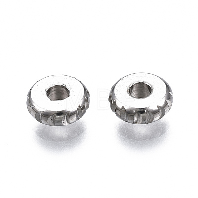 Tarnish Resistant 201 Stainless Steel Spacer Beads STAS-S117-013-1