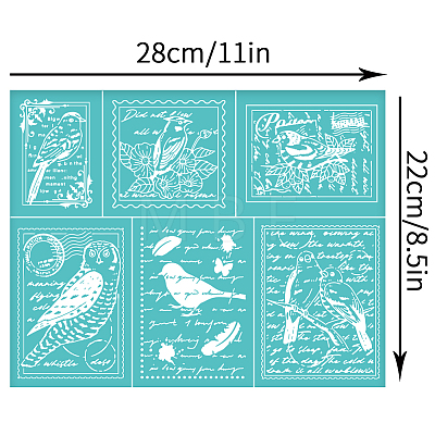 Self-Adhesive Silk Screen Printing Stencil DIY-WH0338-131-1