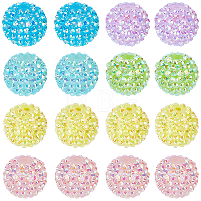 Resin Rhinestone Beads RESI-PA0001-44A-1