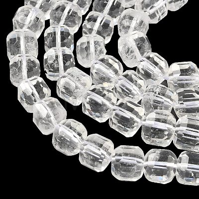 Natural Quartz Crystal Beads Strands G-C267-A04-1