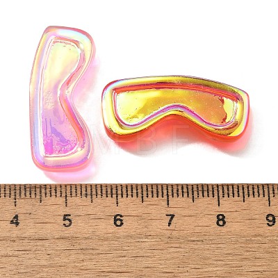 UV Plating Resin Cabochons RESI-H035-01A-1