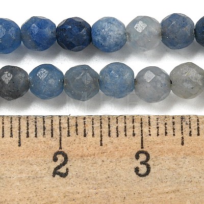 Natural Blue Aventurine Beads Strands G-E571-A10-04-1