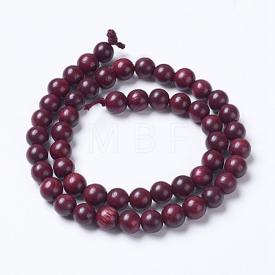 Natural Wood Beads Strands WOOD-J001-05-10mm-1