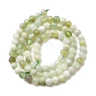 Natural New Jade Beads Strands X-G-K340-A01-4mm-1