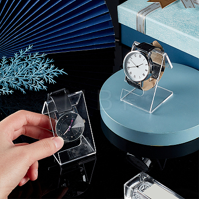 Transparent Acrylic Watch Display Stands FIND-WH0420-129-1