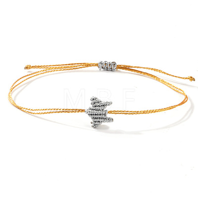 Braided Wax Cord Bracelets for Women ET6081-5-1